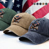 250 Years of Freedom 1776–2026 Eagle Patriotic Washed Denim Baseball Cap HO82 901272