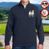 Custom Photo Cute Dog Cat Printed Quarter Zip Sweater Gift For Dog Cat Lovers HA75 898612