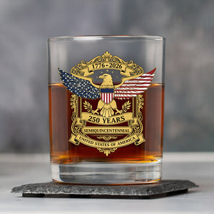Honoring 250 Years Of Liberty America 250Th Anniversary Whiskey Glass CH07 910280