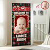 Custom Kid Photo Ho Ho Ho Welcome Door Cover Christmas Gift For Family CH07 899420
