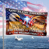 Personalized 250 Years God Bless America House Flag – USA 1776–2026 Patriotic Garden Flag Outdoor Decor HO82 902204
