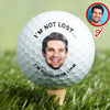 I’m Not Lost I’m Hiding Personalized Face Funny Golf Balls for Dad, Husband CH07 911228