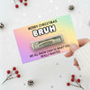 Personalized Funny Merry Christmas Bruh Money Holder Card Gift For Family , Best Friends CH07 180474