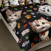 Custom 3D Cat Fish Bone Brick Pattern - 3D Inflated Effect Quilt Bedding Set LM32 897147