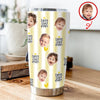 Custom Baby Face Best Dad, Mom Ever Fat Tumbler - Personalized Gift for Parents CH07 911530