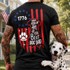 Custom Name Happy 250th Birthday To Best Dog Dad Dog Mom America Flag Back Dog Shirt LM32 669285