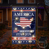 Personalized Family Name America 250th Anniversary LED Garden Flag LM32 895819