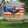 Personalized God Bless America 250 Years Of Freedom Yard Sign HO82 900902