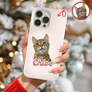 Custom Funny Cat Photo Phone Case Gift For Cat Lovers LM32 895431