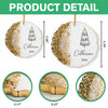 Custom Name Christmas Tree Resin Ornament, Personalized Holiday Decoration, Christmas Keepsake Gift CH07 180506