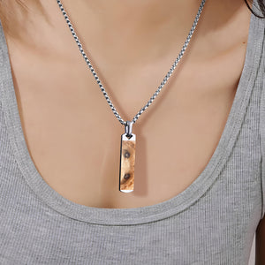 Custom Dog Eyes Photo Long Necklace For Dog Lover TH10 892861