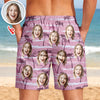 Custom Funny Face Aloha Summer Vacation Beach Short CH07 911268