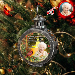 Custom Photo Beside You Memorial Candlelight Lantern Ornament HO82 894976