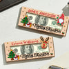 Customized Merry Christmas Cash Wood Money Holder Gift Box For Holiday CH07 180750