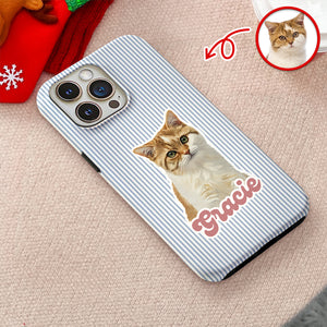 Custom Funny Cat Photo Phone Case Gift For Cat Lovers LM32 895431