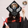 Custom Photo I Almost Gave Up But Then I Remembered Who Was Watching Personalized Graduation Cap Topper HA75 920808