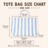 Personalized Teacher Name Embroidered Striped Tote Bag Back To School Gift CH07 911810