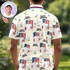 Custom Photo Golf Of America Polo Shirt Gift For Men LM32 899731