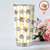 Custom Face Best Dog Cat Dad, Mom Ever Fat Tumbler Gift For Pet Lovers CH07 911528