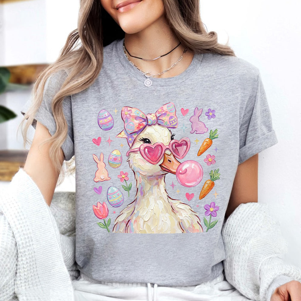 Preppy Easter Goose T-Shirt Coquette Christian Duck Shirt For Her CH07 910980