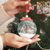 Custom Photo Together Is Our Favorite Place 3D Ball Ornament For Christmas TH10 896069