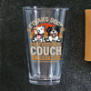Personalized Professional Couch Tester Beer Glass Gift For Dog Lovers HO82 902446