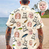 Custom Photo Fishing Dad Aloha Hawaii Shirt, Personalized Reel Cool Papa Vacation Shirt LM32 669247