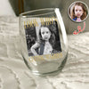 Custom Photo Look Who's Getting Married Wine Glass - Personalized Bachelorette Gift HO82 903200