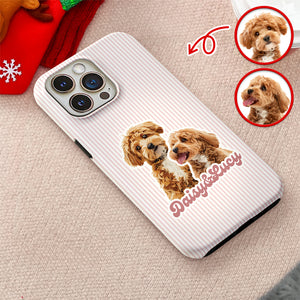 Custom Funny Dog Photo Phone Case Gift For Dog Lovers LM32 895415