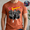 Custom Name With Car Photo Wheel Comfort Shirt CH07 180338