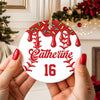 Custom Baseball Ice Cream Christmas Ceramic Ornament, Unique Sports Gift for Baseball Lovers, Kids and Team TH10 171219