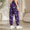 Personalized Birth Flower & Name Sweatpants - Custom Floral Lounge Pants HO82 902926