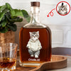Custom Photo And Name Cat Whiskey Bottle For Cat, Pet Lovers HA75 897590