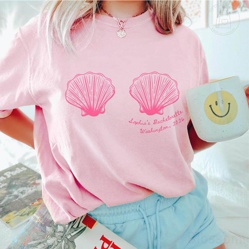 Personalized Name Coastal Bach Beach Bachelorette Party Comfort Shirt LM32 669493