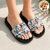 Custom Photo Tropical Flower Summer Slide Sandals CH07 911596