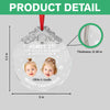 Custom Kid Face Life Would Be Boring Without Me Metal Top Glass Ornament HO82 894698