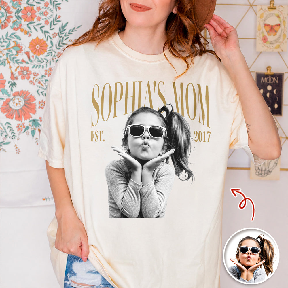 Personalized Vintage Photo Dad, Mom Comfort Shirt HO82 903270
