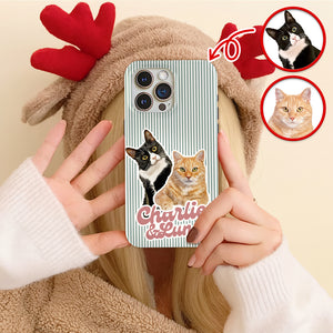 Custom Funny Cat Photo Phone Case Gift For Cat Lovers LM32 895431