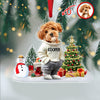 Custom Photo Dog Christmas Acrylic Ornament For Christmas HA75 897604
