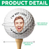 I’m Not Lost I’m Hiding Personalized Face Funny Golf Balls for Dad, Husband CH07 911228