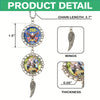 Custom Family Photo American Flag Eagles 250 Car Hanging Ornament With Charm LM32 897809