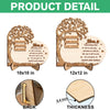Custom Kid Name Personalization Mom 2-Layered Wooden Plaque Mothers Day, Birthday Gift For Mom CH07 910902