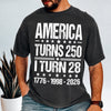 Personalized America Turns 250 1776-2026 Anniversary Comfort Shirt - Patriotic Gift For Family TH10 170075