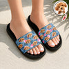 Custom Pet Face Hawaiian Slide Sandals Pet Lover Gift, Summer Vacation Sandals LM32 669121