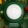 Custom Family Name Christmas Pattern Cookie Stamp – Personalized Christmas Gift for Bakers, Family LM32 669699