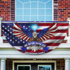Custom Family One Nation Under God Non-Pleated Fan Flag TH10 896435