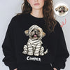 Custom Dog Photo Halloween Dark Shirt - Personalized Halloween Gift for Dog Lovers CH07 180178