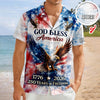 Custom Name Patriotic 250th Anniversary God Bless America Eagle 1776–2026 Hawaii Shirt HO82 901214
