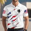 Personalized Golf Ball Pattern America Flag Polo Shirt Gift For Golfer, Golf Lovers HA75 898576