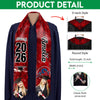 Custom Photo Class Of 2026 Congratulations Graduation Stole LM32 897687